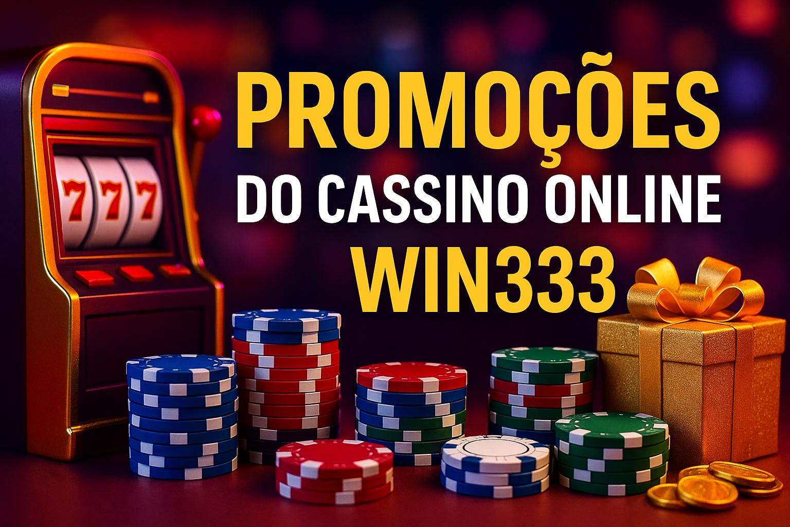 O bônus promocional WIN333 é uma ótima maneira de começar sua aventura
