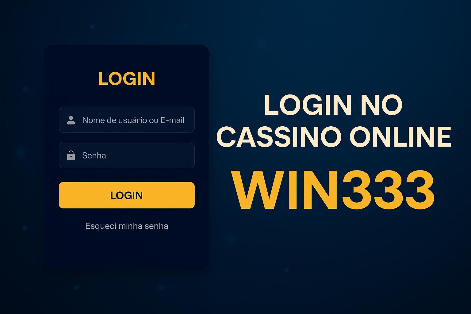 Não Perca tempo, o rRgistro na site WIN333